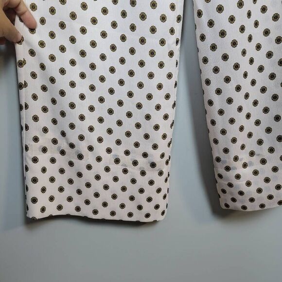 Glamorous Womens Size 4 Jumpsuit Pink Floral Print Short Puff Sleeves Flowy - Picture 4 of 8